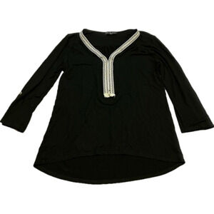 Kim & Cami Black Tee (Sz M)